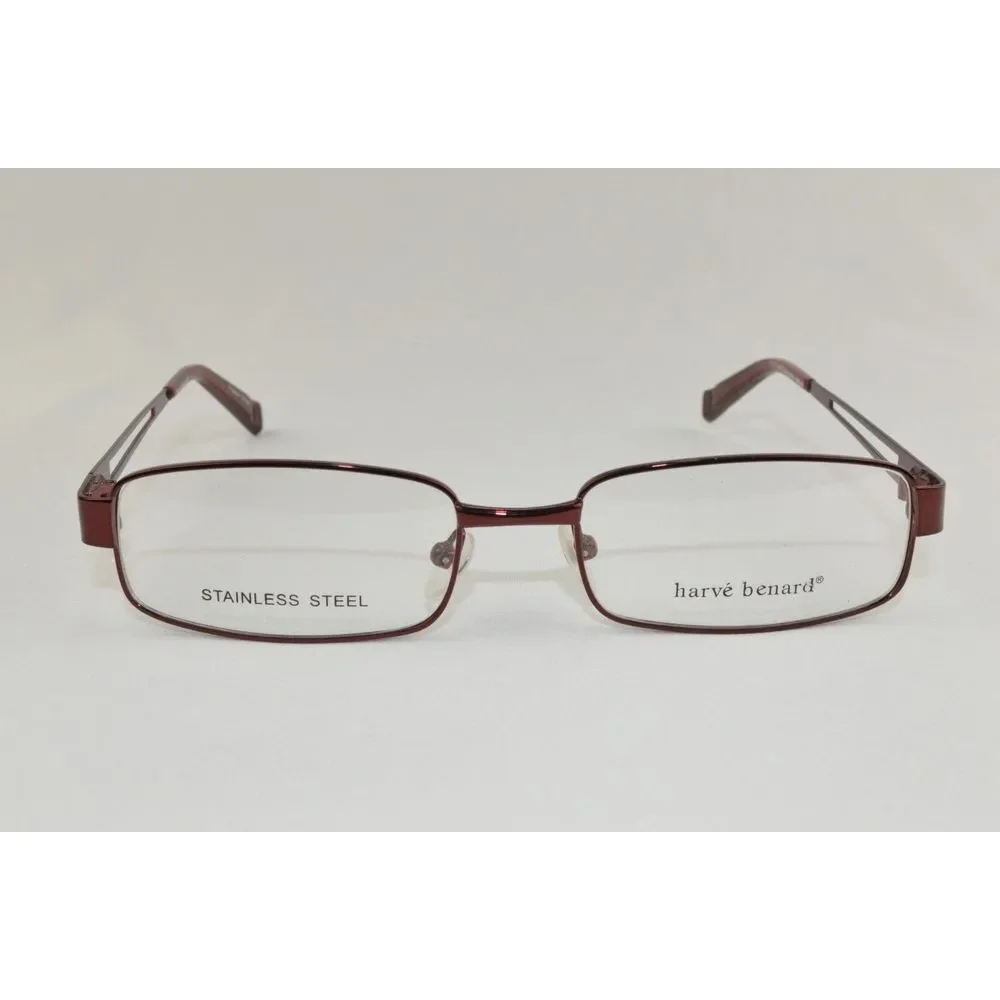 Harve Bernard Eyewear HB548 Size: 51-17-140 Color: Burgundy‎